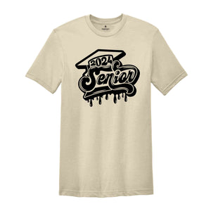 Senior 2024 Shirt, 2024 Graduate Shirt, Graduation Gifts, Graduate Crew Tees, High School Senior, School Life Shirt, Graduating Senior Tee