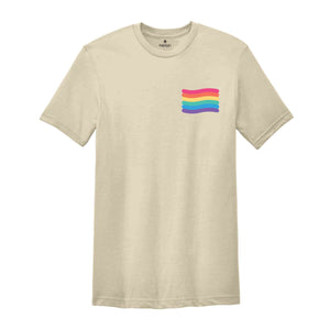 Pride Flag Shirt, LGBT Flag Shirt, LGBT Shirt, Bisexual Shirt, Lesbian Shirt, Rainbow Flag Shirt, Queen Shirt, Gay Pride Shirt