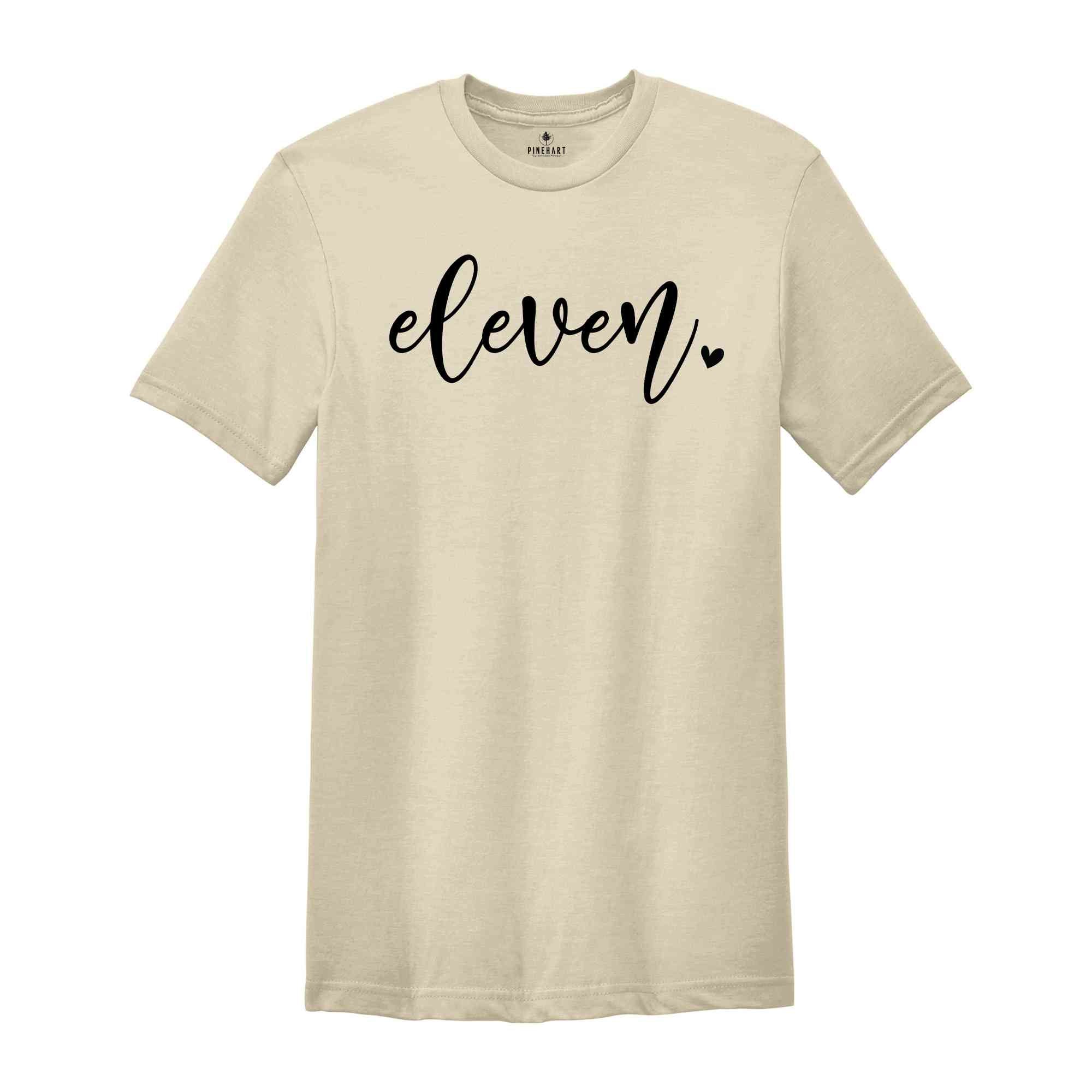 Eleven Birthday Shirt Girl, 11 Year Old Birthday Gift, Eleven Birthday Gift, Birthday Party Shirt, Eleven Year Old Birthday Shirt