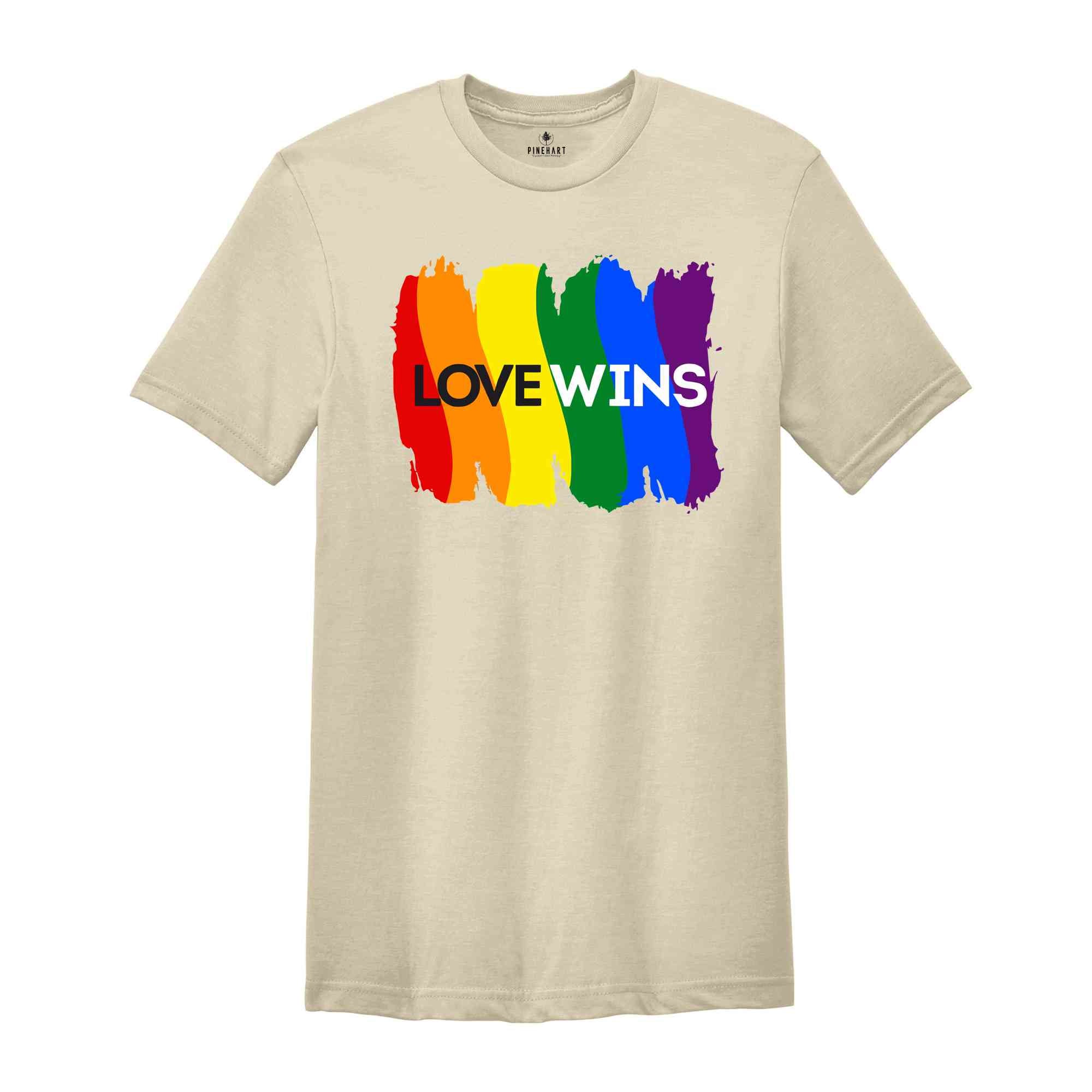 Love Wins Shirt, LGBTQ+ Shirt, Pride Month Shirt, Hurts No One Shirt, Equality Tshirt, Rainbow Tee, pride 2024 shirt,gay shirt