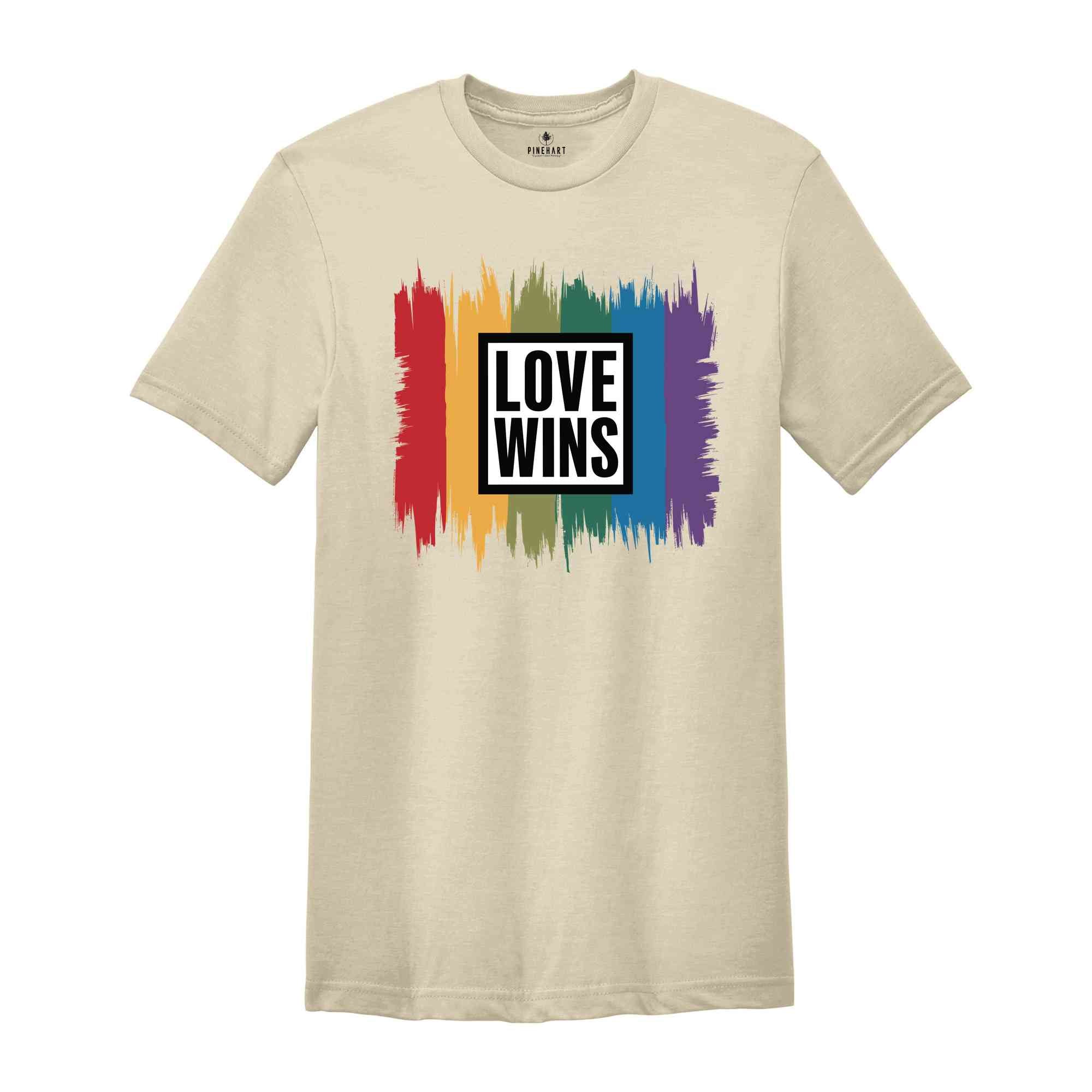 Love Wins Shirt, LGBTQ+ Shirt, Love is Love Shirt,pride rainbow shirt, LGBT Shirt, Pride Shirt,Western Pride Shirt, Equality Shirt