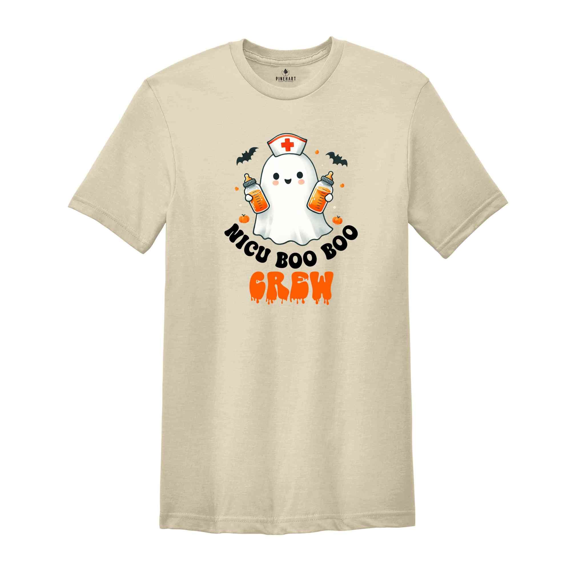 NICU Boo Boo Crew Halloween Shirt, Halloween NICU Nurse Tee, Spooky Nicu Nurse T-Shirt, Halloween Party T-Shirt