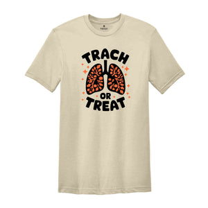 Trach Or Treat Shirt, Nurse Halloween Shirt, Funny Rt Halloween Shirt, NICU Nurse Fall Shirt, Halloween Gift, Spooky Season