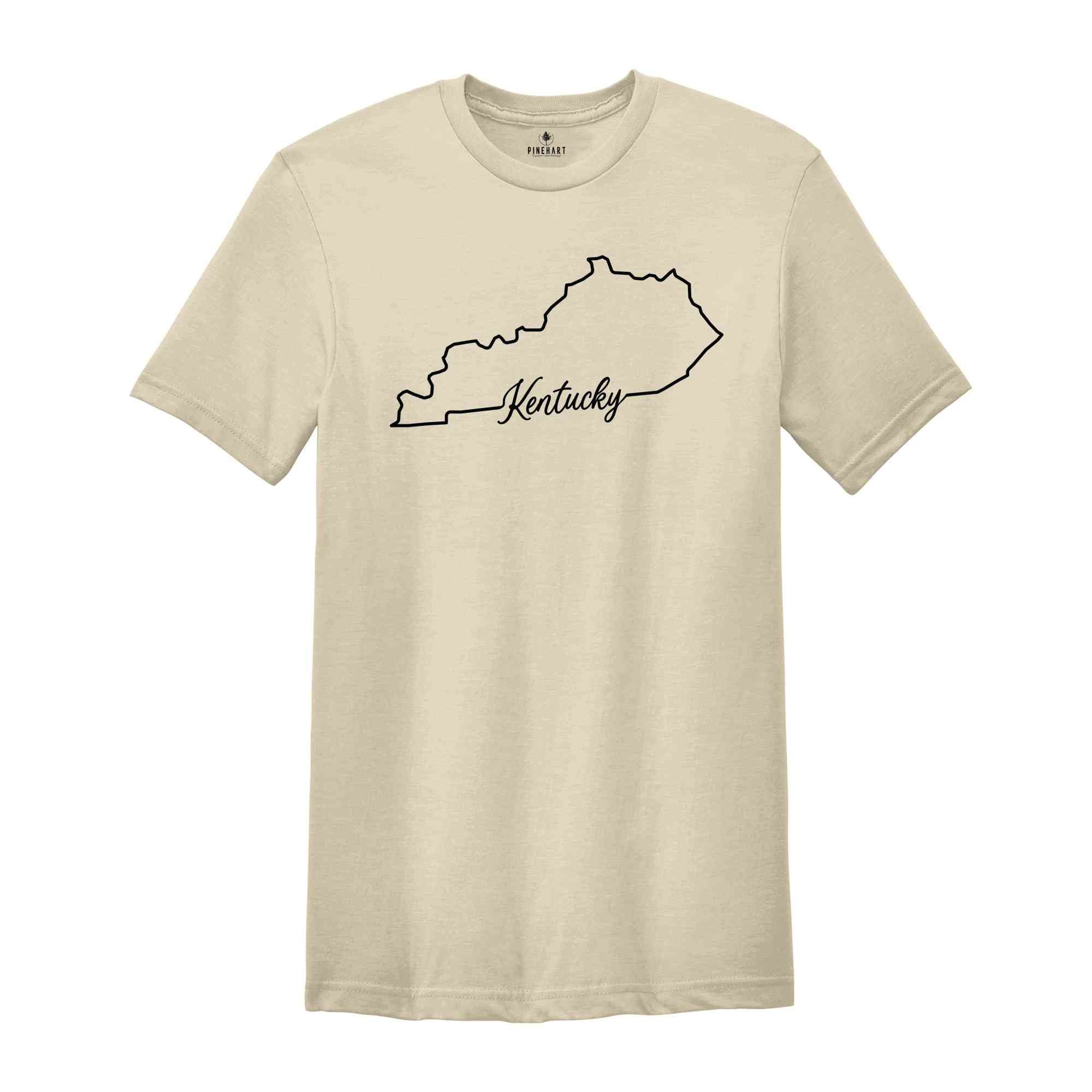 Kentucky State Shirt, The USA State Shirt, Kentucky USA Shirt, Kentucky Map Outline Shirt, US Outline Shirt, United States Shirt