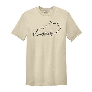 Kentucky State Shirt, The USA State Shirt, Kentucky USA Shirt, Kentucky Map Outline Shirt, US Outline Shirt, United States Shirt