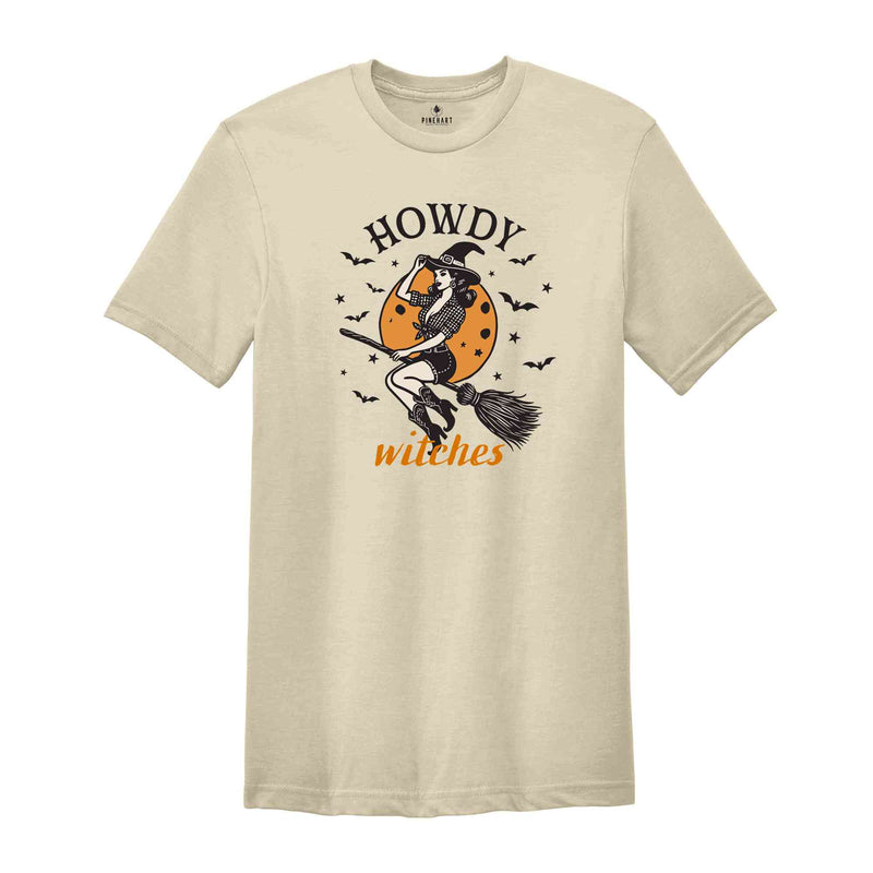 Howdy Witches Shirt, Retro Halloween Shirt, Halloween Shirts, Spooky Shirt, Spooky Season Shirt, Witch Shirt