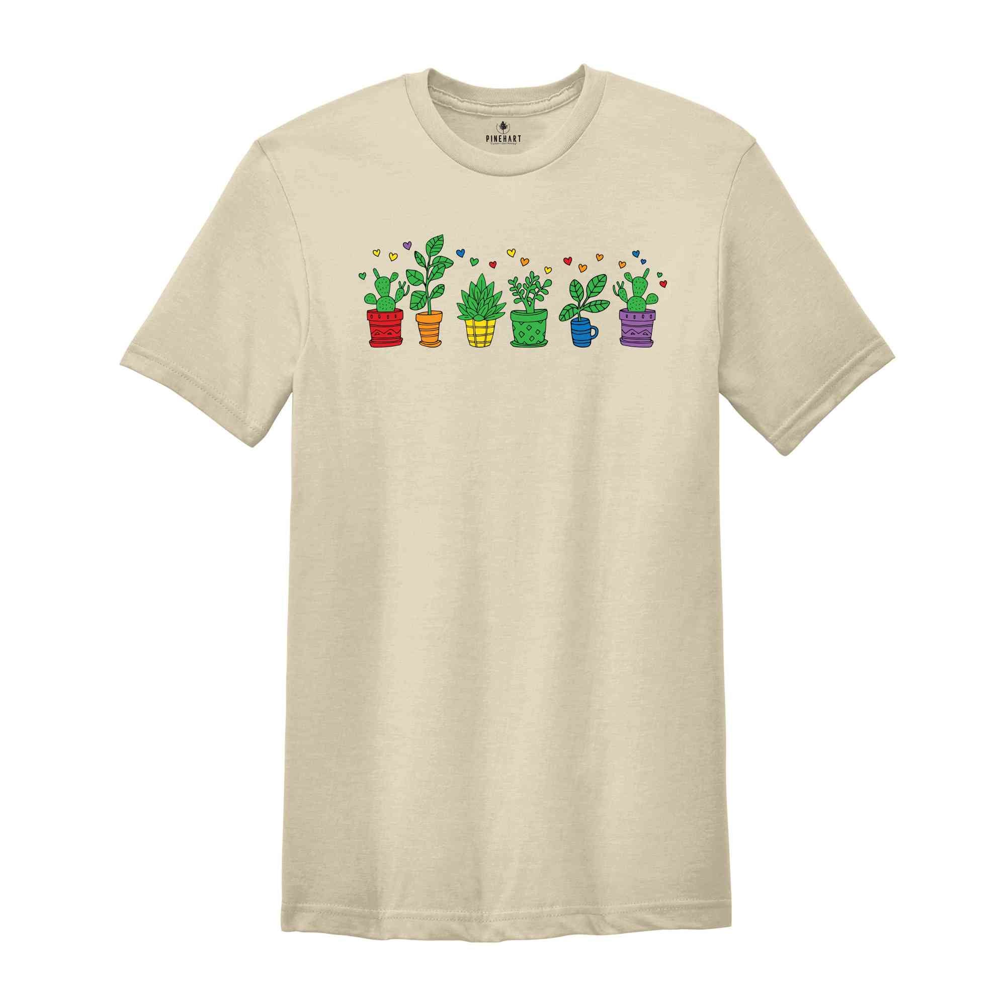 Gardener LGBT Shirt, Botaincal Shirt, Gardener Shirt, Pride Ally Shirt, Pride Month Shirt, LGBTQ Pride Shirt, Rainbow Shirt, Gay Shirt