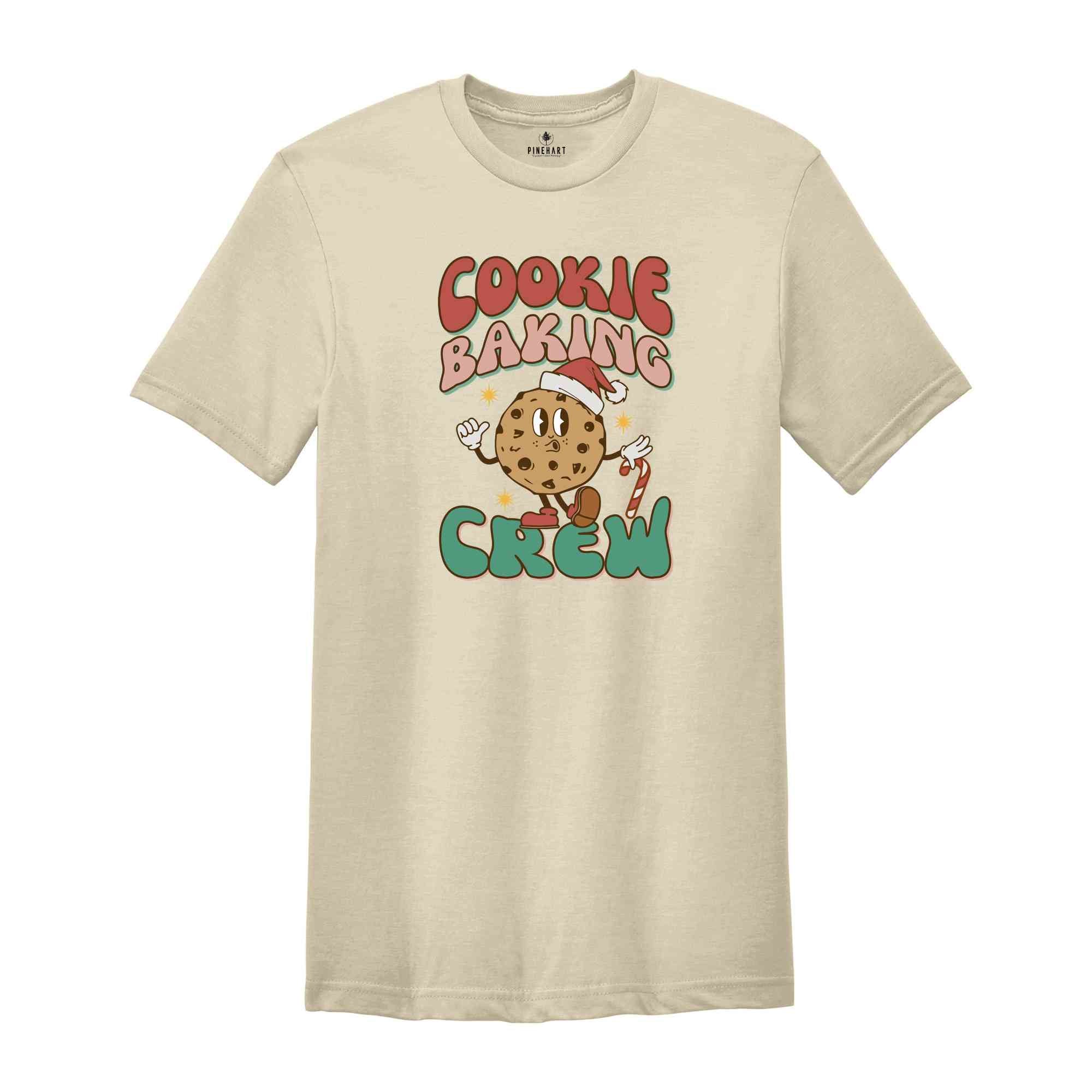 Cookie Baking Crew Shirt, Cute Christmas Shirt, Christmas Party, Holiday Gift, Cookie Shirt, Christmas Crew Shirt, Retro Xmas Shirt