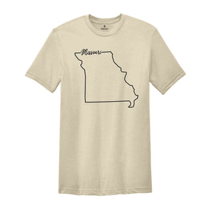 Missouri State Shirt, The USA State Shirt, Missouri USA Shirt, Missouri Map Outline Shirt, US Outline Shirt, United States Shirt