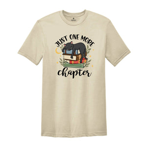 Just One More Chapter Adorable Cat Shirt, Book Lover Shirts, Librarian Shirt, Book Nerd Shirt, Gift For Book Lover, One More Chapter