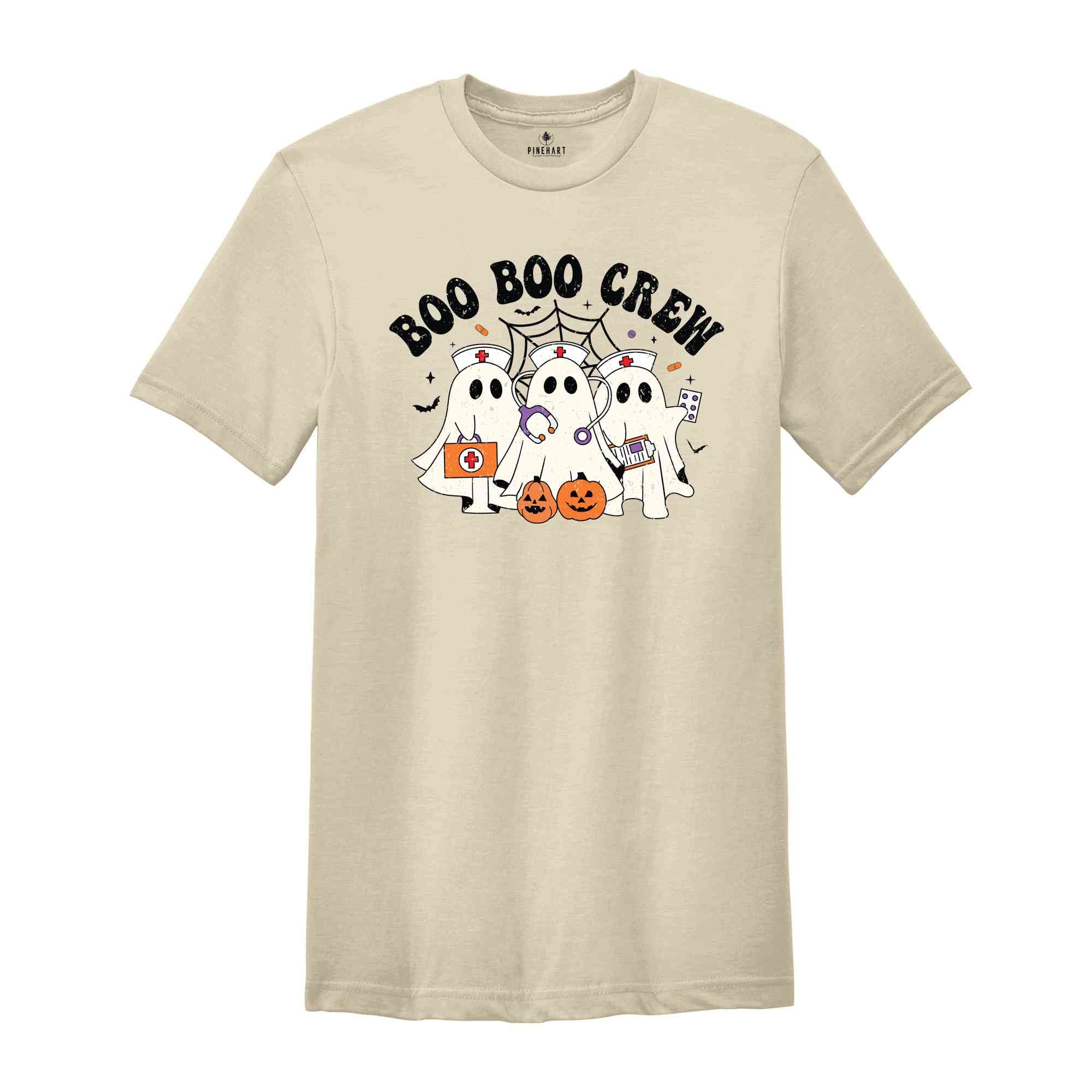 Boo Boo Crew Shirt, Ghost Nurse Shirt, Nurse Life Shirt, Halloween Ghost Shirt, Spooky Season Shirt, Boo Shirt, Cute Ghost Shirt, Spooky Tee