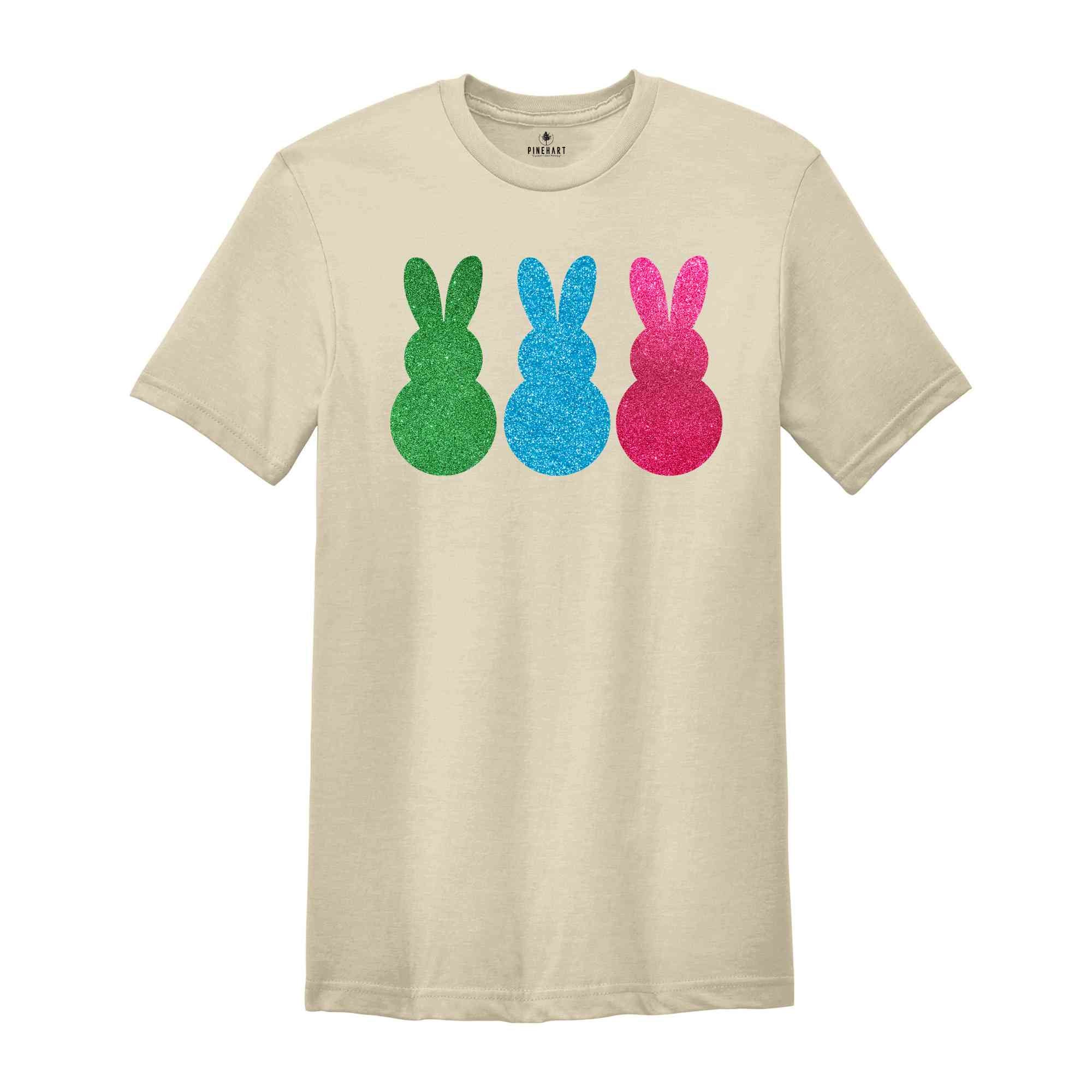 Glitter Bunnies Shirt, Easter Shirt, Bunny Easter Shirt, Happy Easter Shirt, Easter Mom Shirt, Mom Shirt