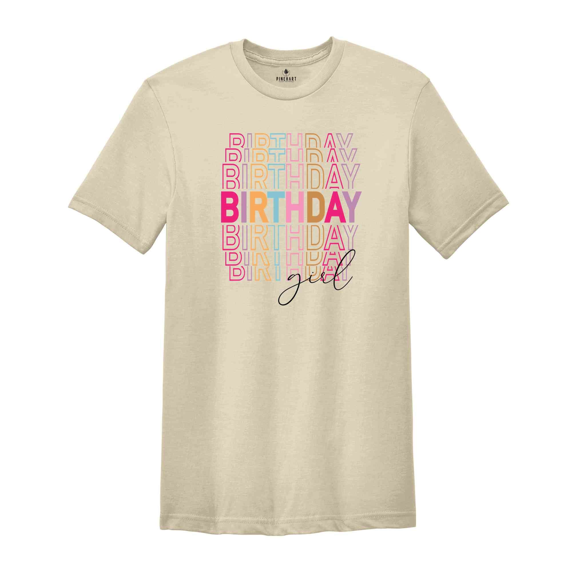 Birthday Girl T-Shirt, Birthday Party Girl Shirt, Birthday Girl Gifts, Bday Party Shirt, Birthday Shirt