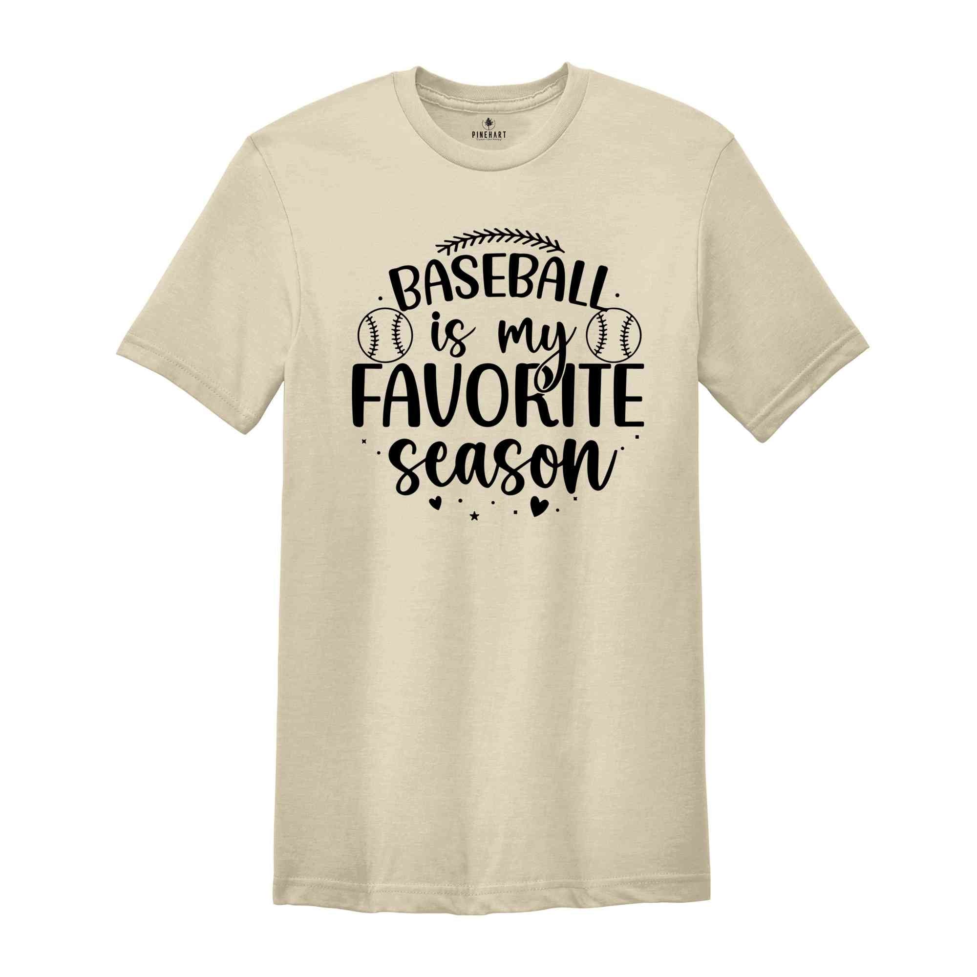 Baseball T Shirt, Sports Mama Shirt, Sport Mom TShirt, Baseball Gift, Baseball Lover Shirt, Baseball Is My Favorite Season Shirt ZW