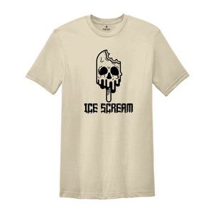 Ice Cream Scream Halloween Shirt, Spooky Season Shirt, Funny Halloween Shirt, Ice Cream Scream Spooky Gift