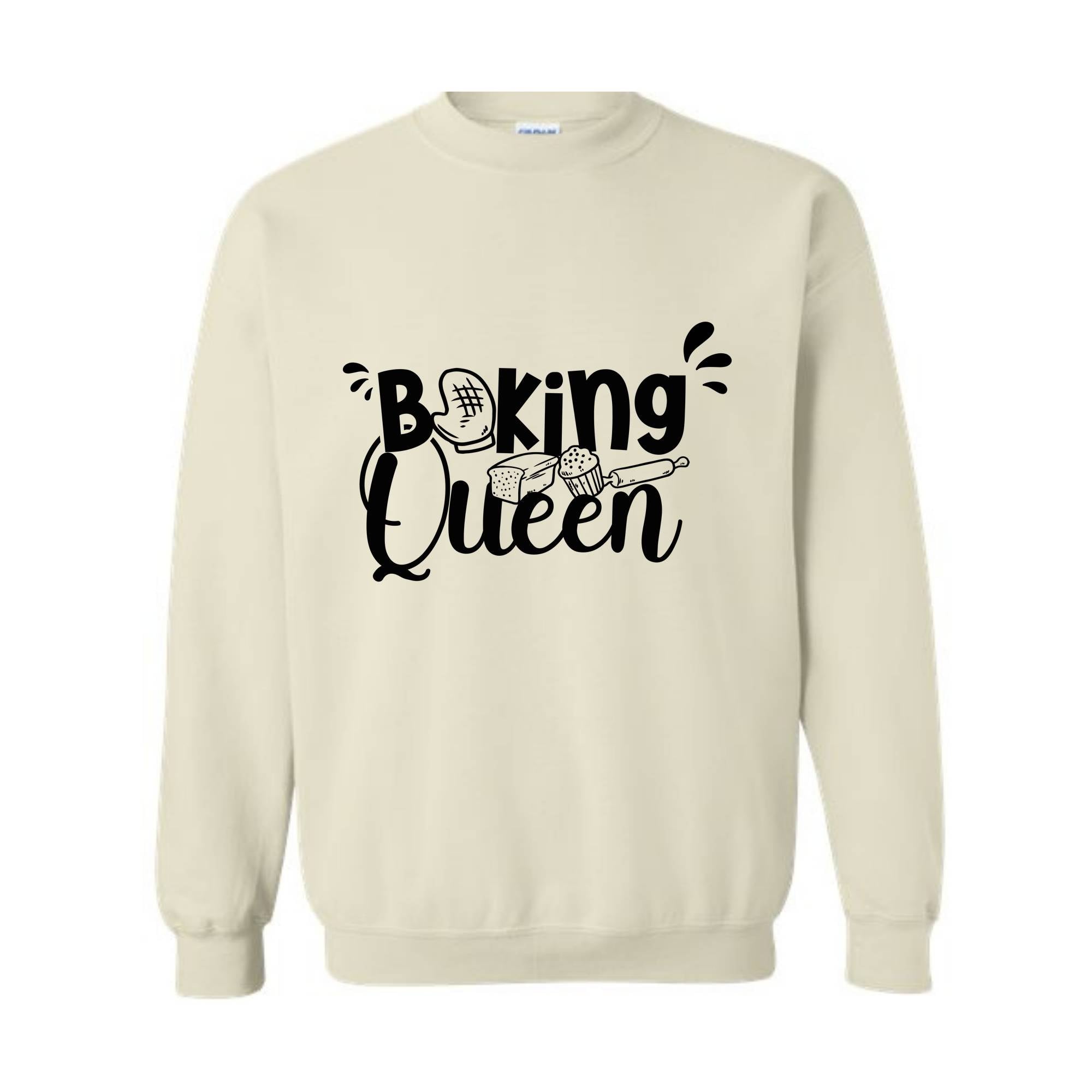 Baking Queen Sweatshirt, Cooking Lover Sweatshirt, Baking , Baking Lover Gift, Baking Sweatshirt, Baker Sweatshirt, Cooking Hood