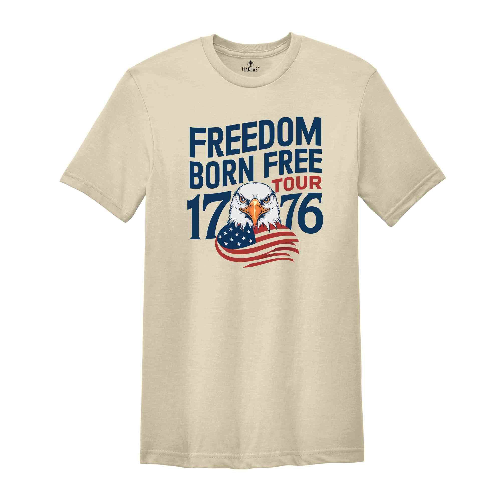 Retro 4th of July Shirt, Freedom tour, Red White and Blue, Eagle America shirt, Fourth of July Shirt, Independence Day Tee