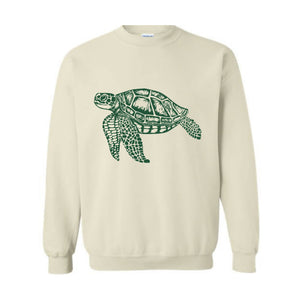 Turtle Sweatshirt, Sea Turtle Sweatshirt, Marine Life Sweatshirt, Wildlife Sweatshirt, Tortoise Sweatshirt