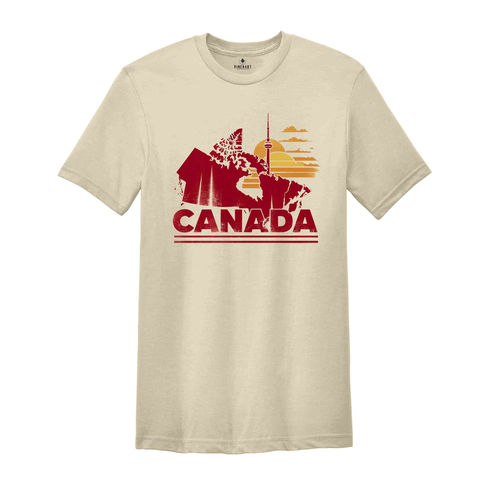 Retro Canada Shirt, Canada Travel Shirt, Country Travel Shirt, Shirt For Traveler, Travel Lover Gift, Travel Tee, Trip Shirt