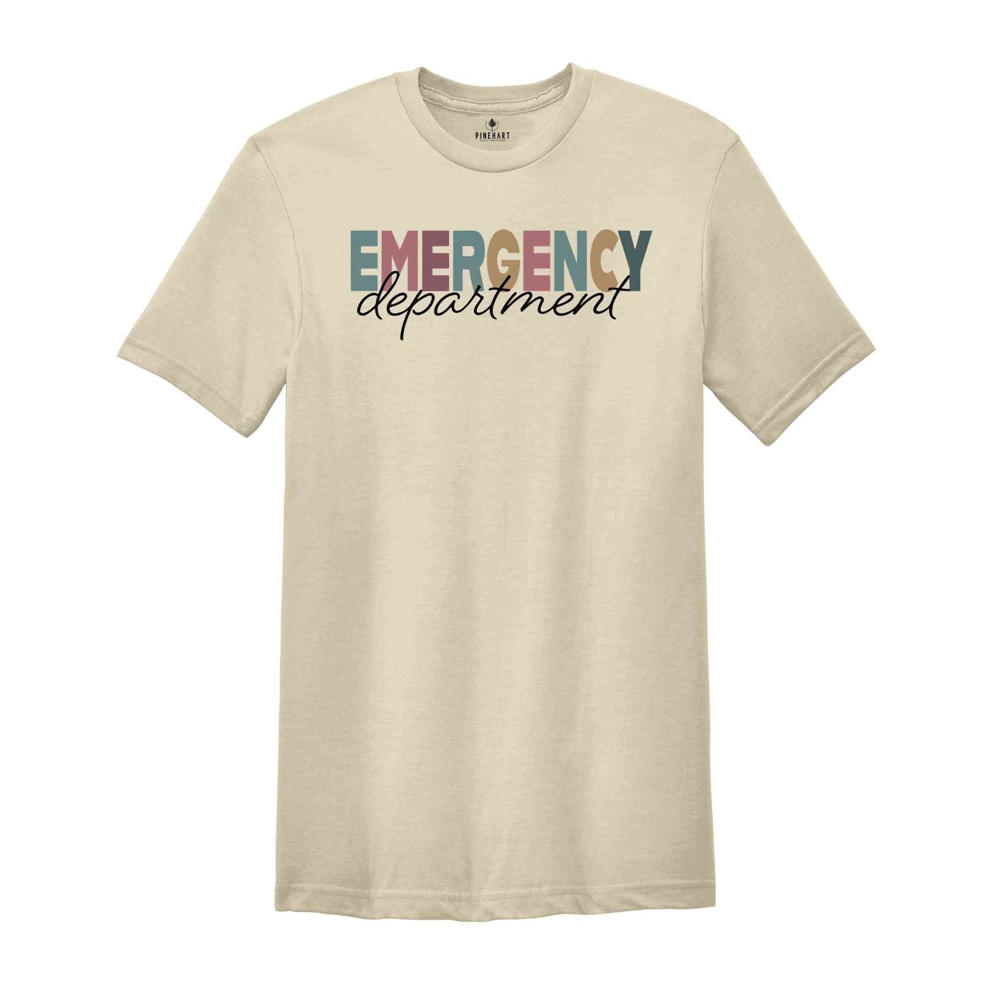 Emergency Department T-Shirt, ER Nurse Shirt, Nurse Shirt, Registered Nurse T-Shirt, Gifts For Nurse