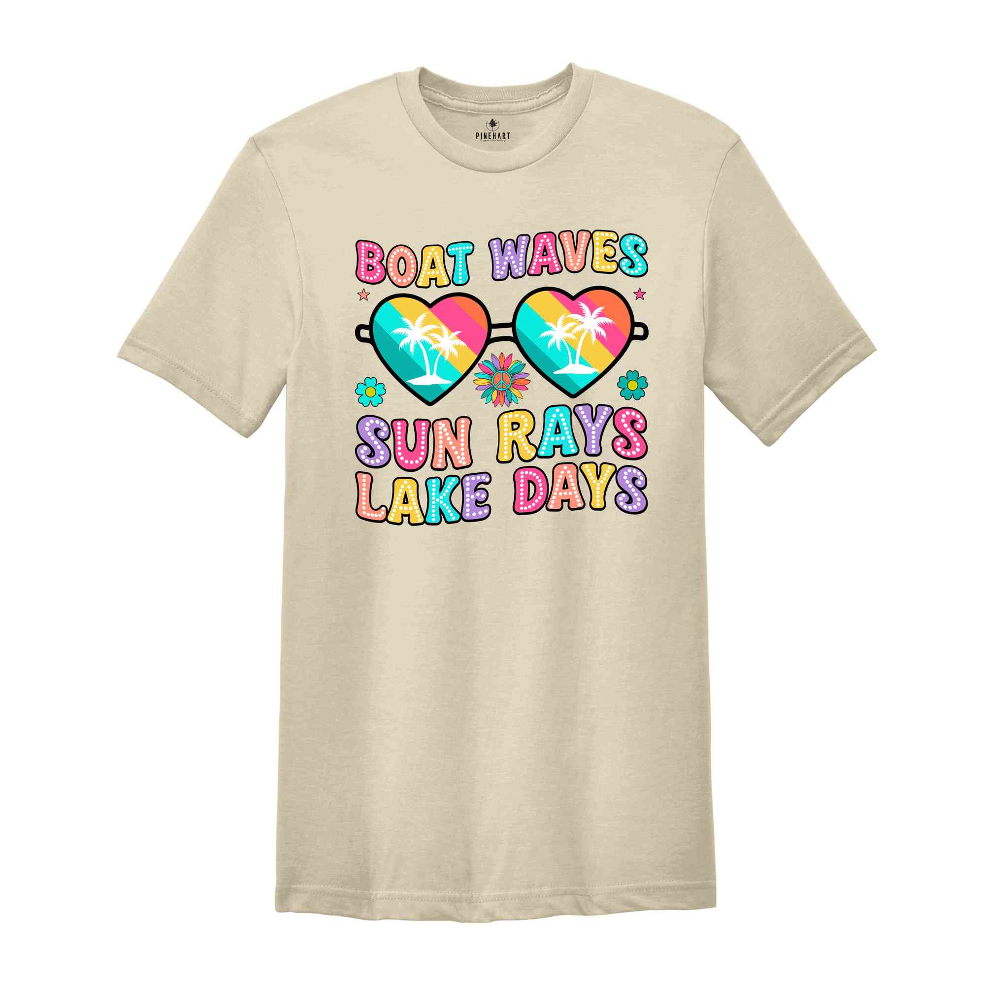 Boat Waves Sun Rays Lake Days Shirt, Summer Shirt, Summer Vibes Shirt, Sunshine Shirt, Beach Shirt, Lake Day Shirt, Lake Vacation Shirt