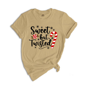 Sweet But Twisted Candy Cane Shirt, Christmas Gift, Winter Costume, Holiday Tee, 2025 Christmas T-Shirt, Christmas Outfit