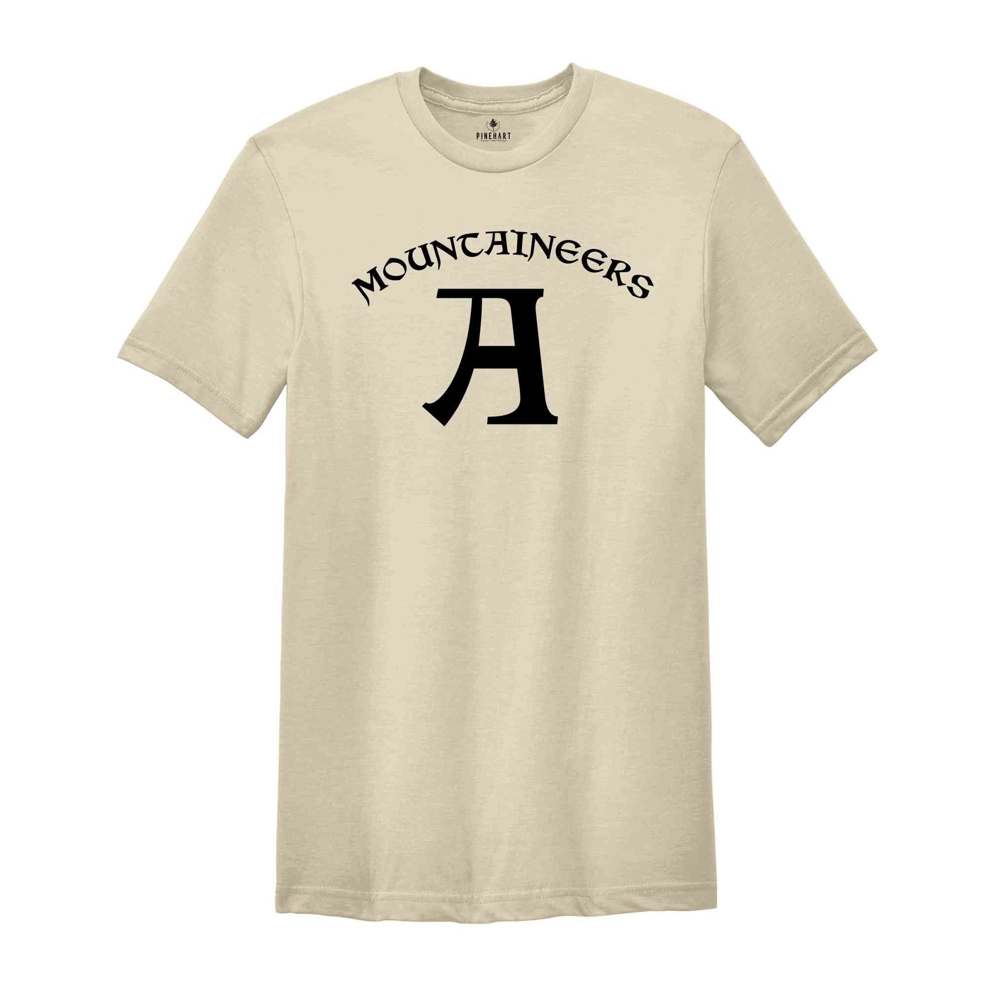 Gothic Mascot Shirt, Mountaineers Team Shirt, Mountaineers Football Shirt, Mountaineers Fan Shirt, Mountaineers School Shirt