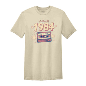 The Best Of 1984 Shirt, 40th Birthday Shirt, Retro 1984 Birthday Shirt, 80's Hits, Women's 40th Birthday Shirt, 40th Anniversary Shirt