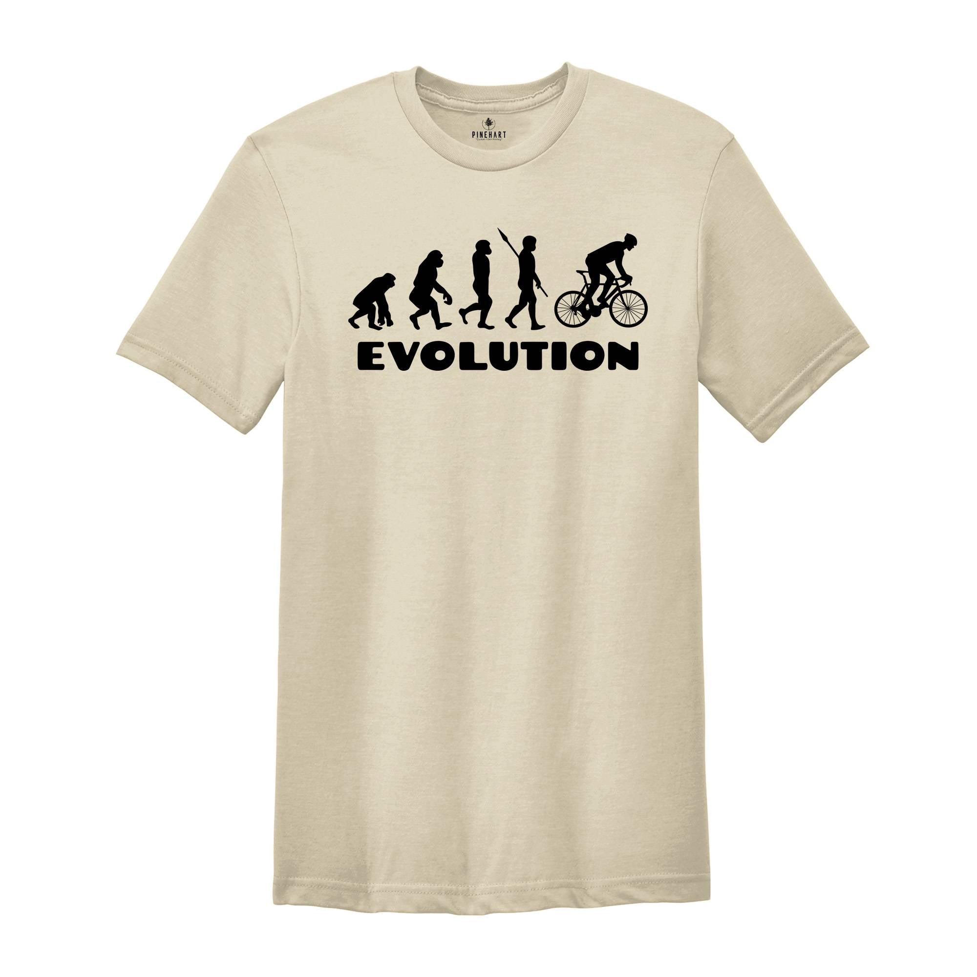 Biker Evolution Shirt, Gift for Biker, Motorbike Shirt, Dirt Bike Shirt, Cycling Shirt, Gift for Boyfriend, Biker Birthday Shirt