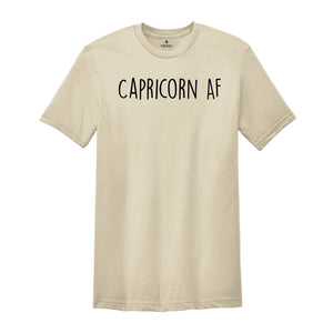 Capricorn AF Shirt, Capricorn Birth Sign, Capricorn Sign, Zodiac Birthday Gift, Capricorn Shirts for Women, Zodiac Shirts, Zodiac T-Shirts