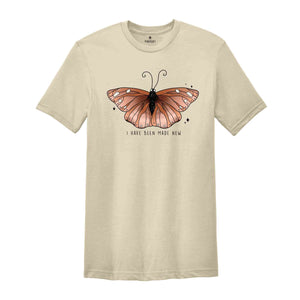 I Have Been Made New Shirt, Butterfly Shirt, Corinthians 2 Shirt, Christian Apparel, Jesus Lover Shirt, Faith Shirt