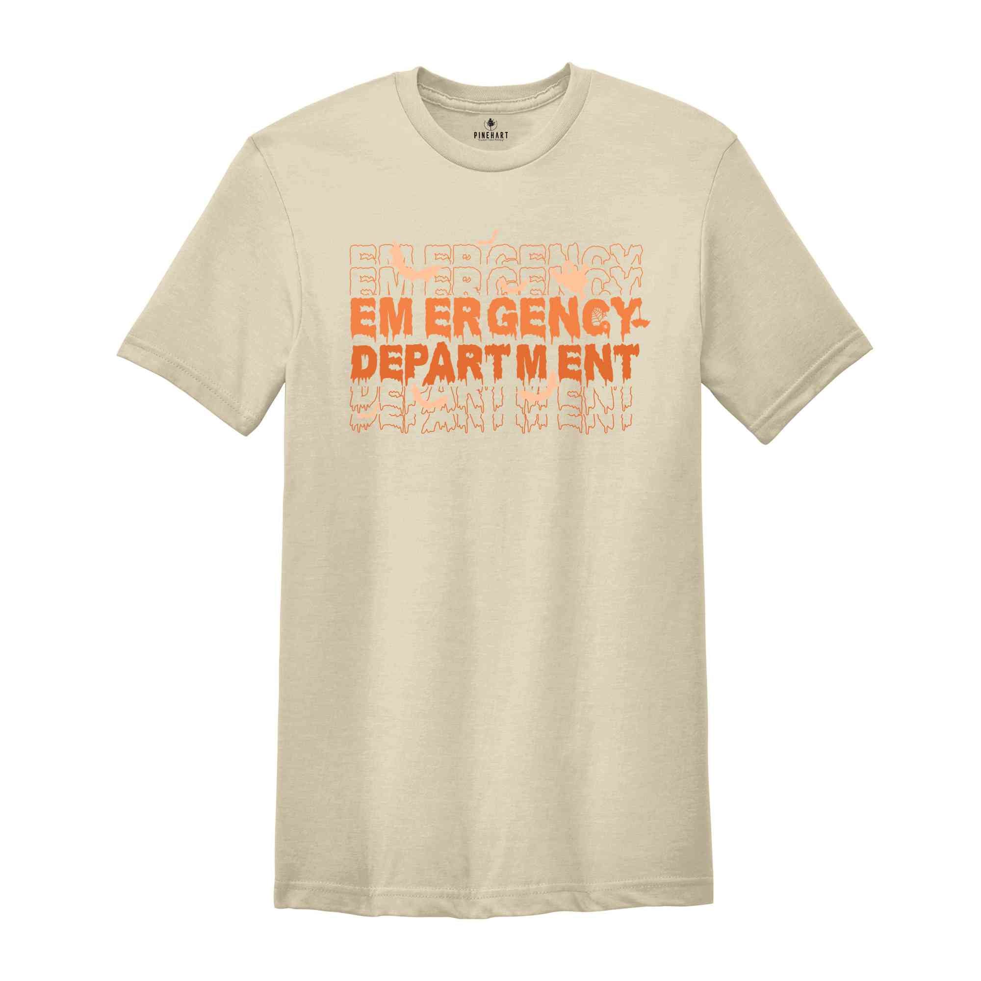 Emergency Department Halloween Shirt, ER Nurse Shirt, Emergency Medicine Shirt, Halloween Nurse Shirt, Medical Halloween Shirt