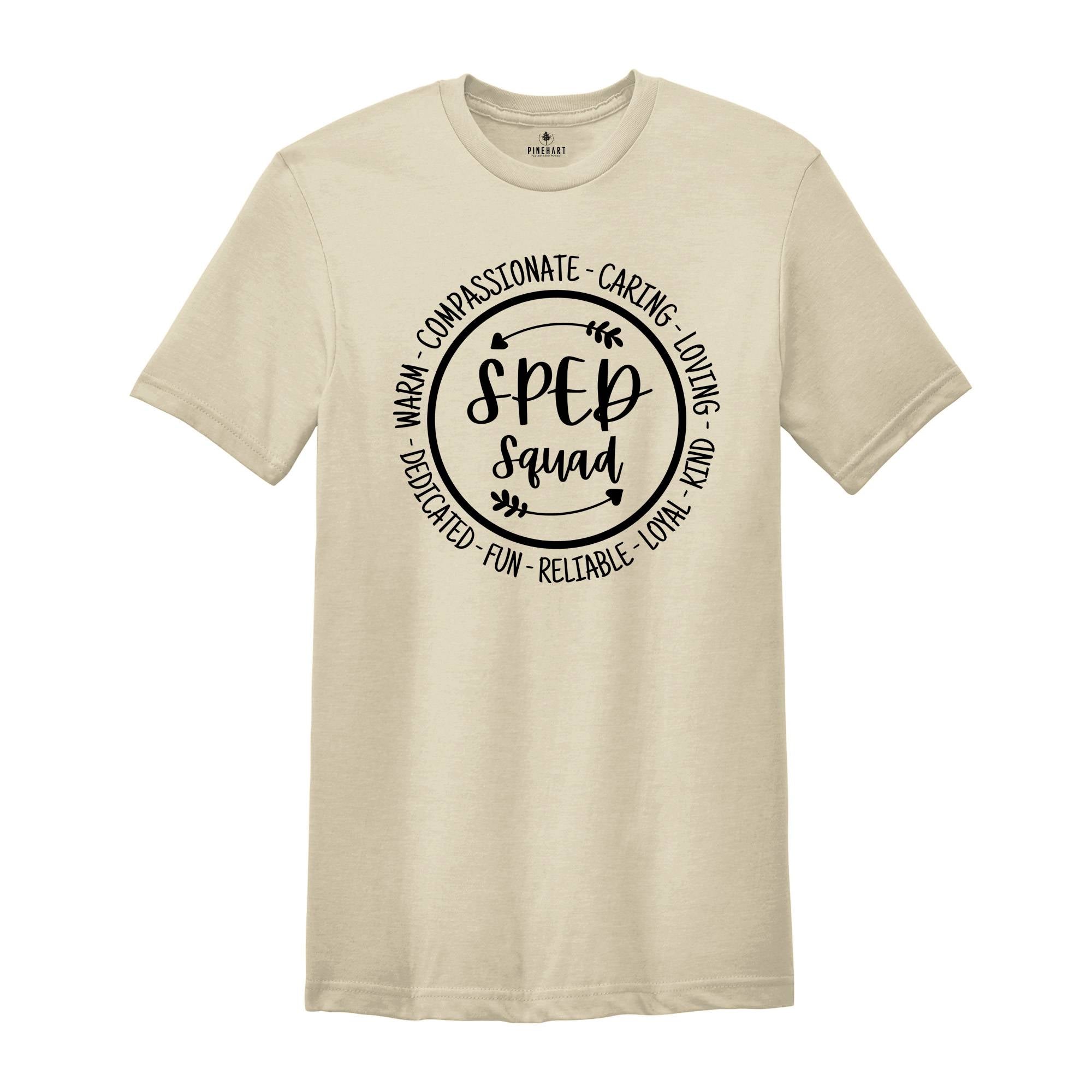 SPED Squad Shirt, Special Education Tee, Sped Teacher T-Shirt, Teacher Appreciation, Teacher Shirt, Sped Shirt, Special Ed Tee