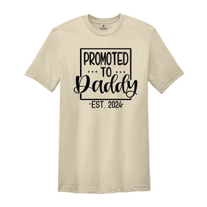 Promoted to Mommy Daddy Est 2024 Shirts, Pregnancy Announcement Shirt, Expecting Mom Shirt, Mommy Daddy To Be Shirt, Gender Reveal Shirt