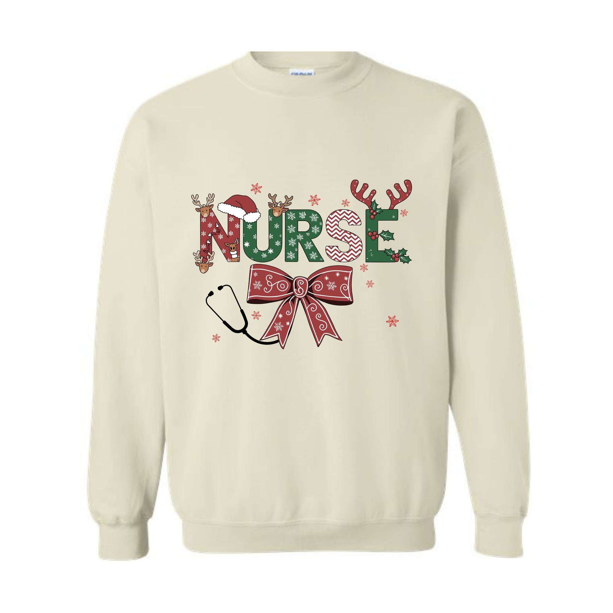 Christmas Nurse Sweatshirt, Christmas Nursing Sweat, Nurse Life Christmas Sweater, School Nurse Christmas