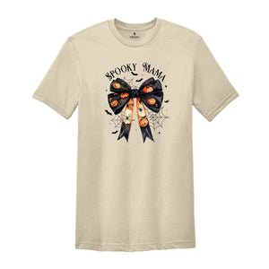 Halloween Mommy and Me Shirt, Spooky Mama Mini Shirt, Kids Halloween Shirt, Mother and Daughter, Dark Coquette Halloween Mom Shirt