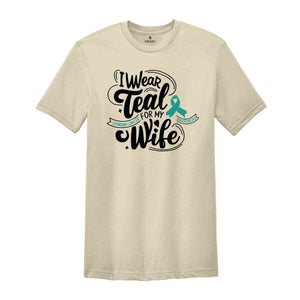 Ovarian Cancer Gift, Cancer Warrior Shirt, Ovarian Cancer Awareness Tee, Cancer Survivor Graphic Tees, Cancer Support TShirt, Gifts for Wife