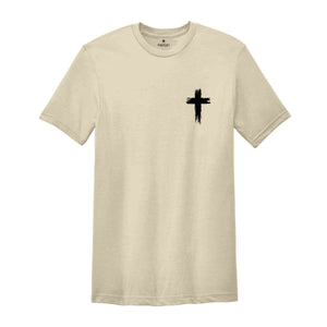 Rugged Cross Christian T-Shirt, Jesus Faith Based Shirt, Jesus Shirt, Jesus Cross Shirt, Religious Shirt