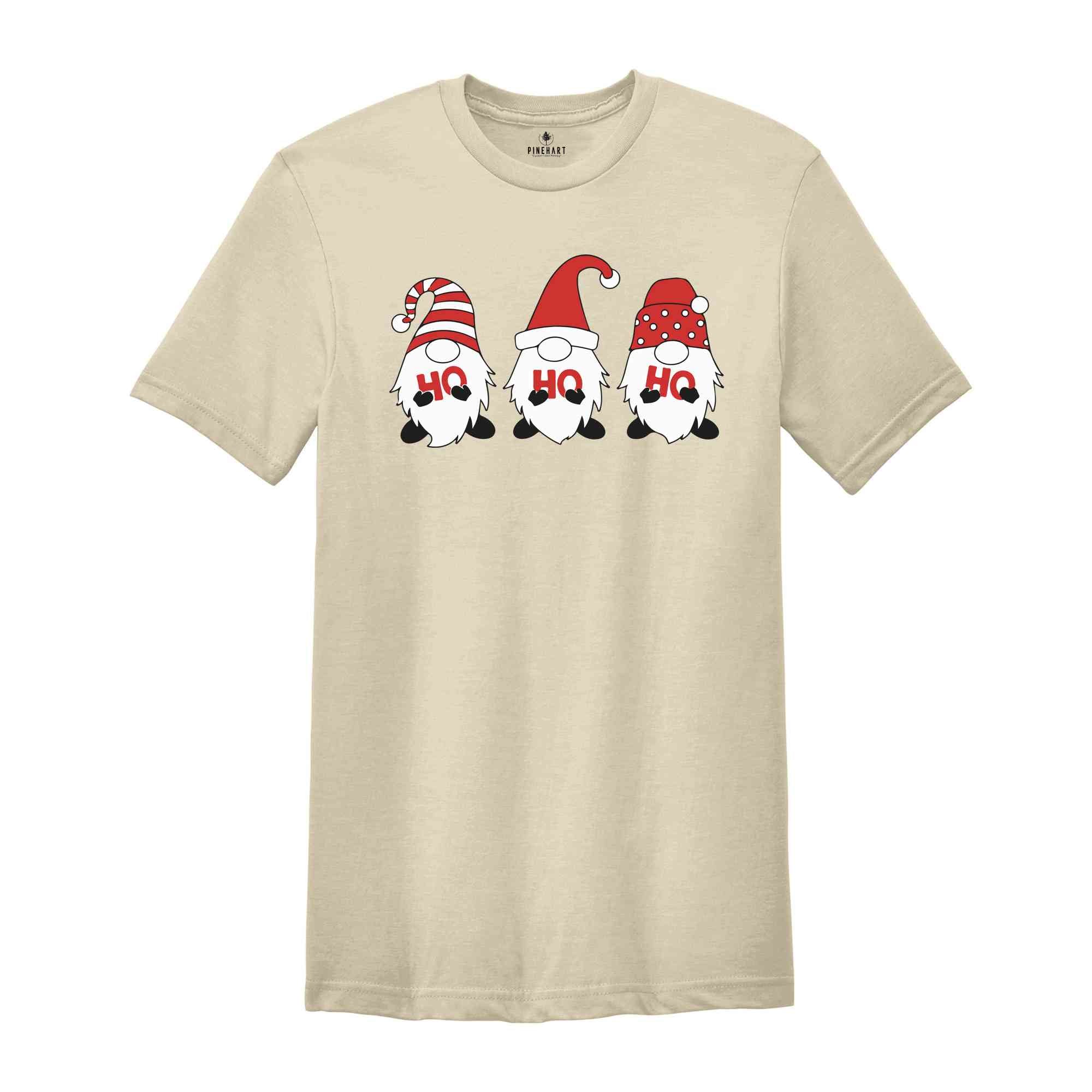 Ho Ho Ho Shirt, Christmas Gnome Shirt, Trendy Christmas Shirt, Gnomes Tee, Gnome Holiday Shirt, Christmas Party Shirt, Holiday Shirt