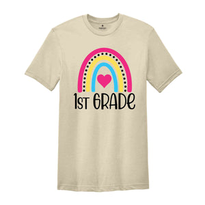 First Grade Teacher Shirt, 1st Grade Teacher Shirt, First Day of School Shirt, Back To School Shirt, First Grade Shirts, Teacher Rainbow Tee