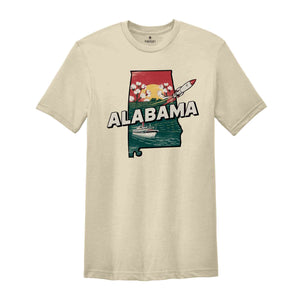 Retro State Of Alabama Shirt, State Of Alabama Shirt, State Shirt, Alabama Shirt, Alabama Lover Shirt, Family Trip Shirt, Travel Shirt