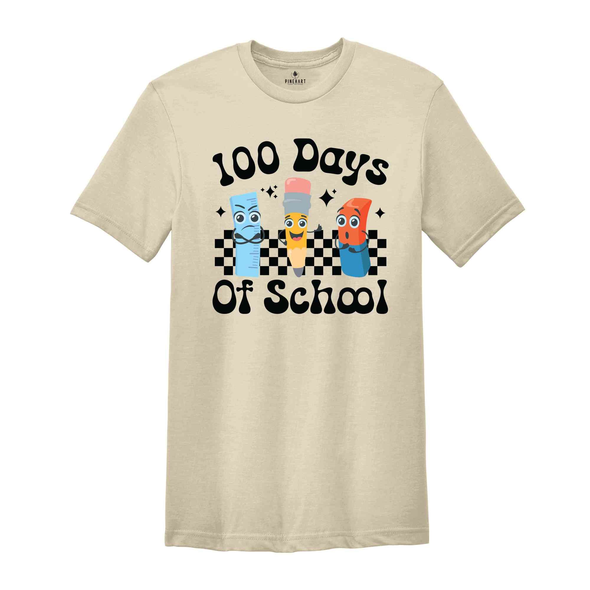 100 Days Of School Shirt, School Toddler Shirt, 100 Days Shirt, 100th Day Of School Celebration Shirt, Student Shirt, Back to School Shirt