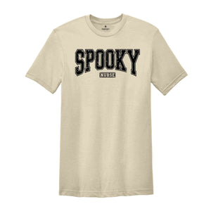 Spooky Nurse Shirt, Spooky Vibes Shirt, Gift For Nurse, Nurse Shirt, Halloween Shirt, Halloween Gift For Nurse, Stay Spooky Shirt