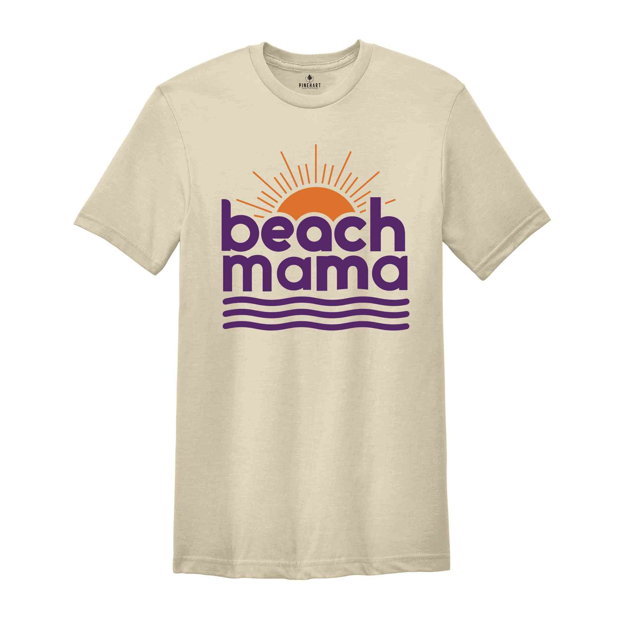 Beach Mama Shirt, Mommy and Baby Shirts, Vacation Shirt, Custom Matching Family, Spring Break Shirt, Girls Trip Shirt