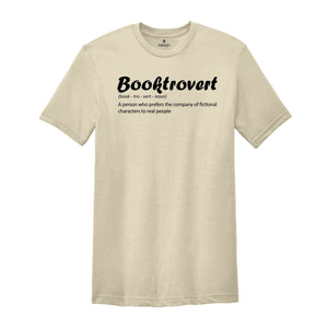 Booktrovert Definition T-Shirt, Book Lover Shirt, Funny Anti-Social Shirt, Book Lover Gift, English Teacher T-Shirt