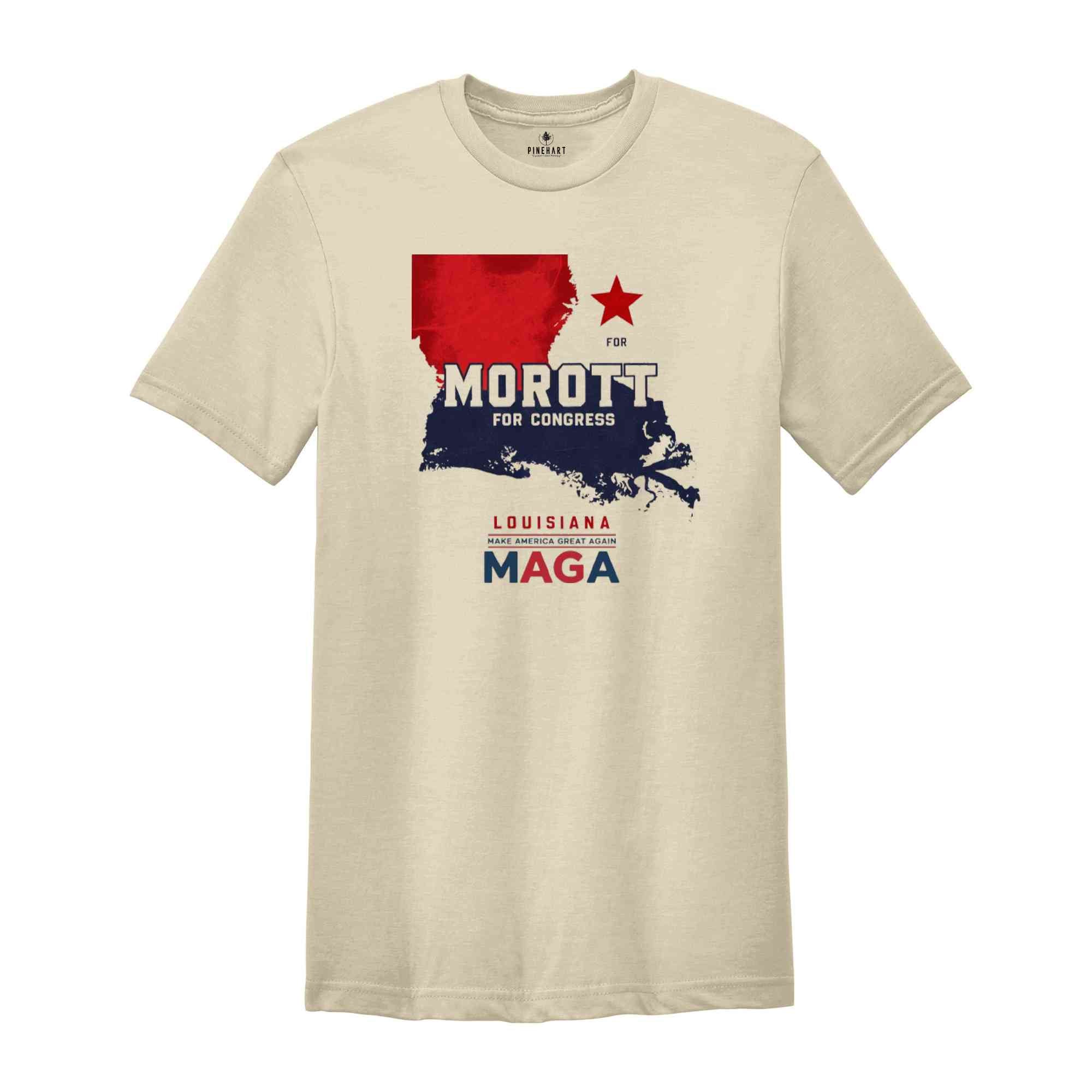 Josh Morott for Louisiana Tee, 2024 November Elections Tee, Joshua Morott for Louisiana CD4 Campaign Apparel, Morott for Congress Shirt