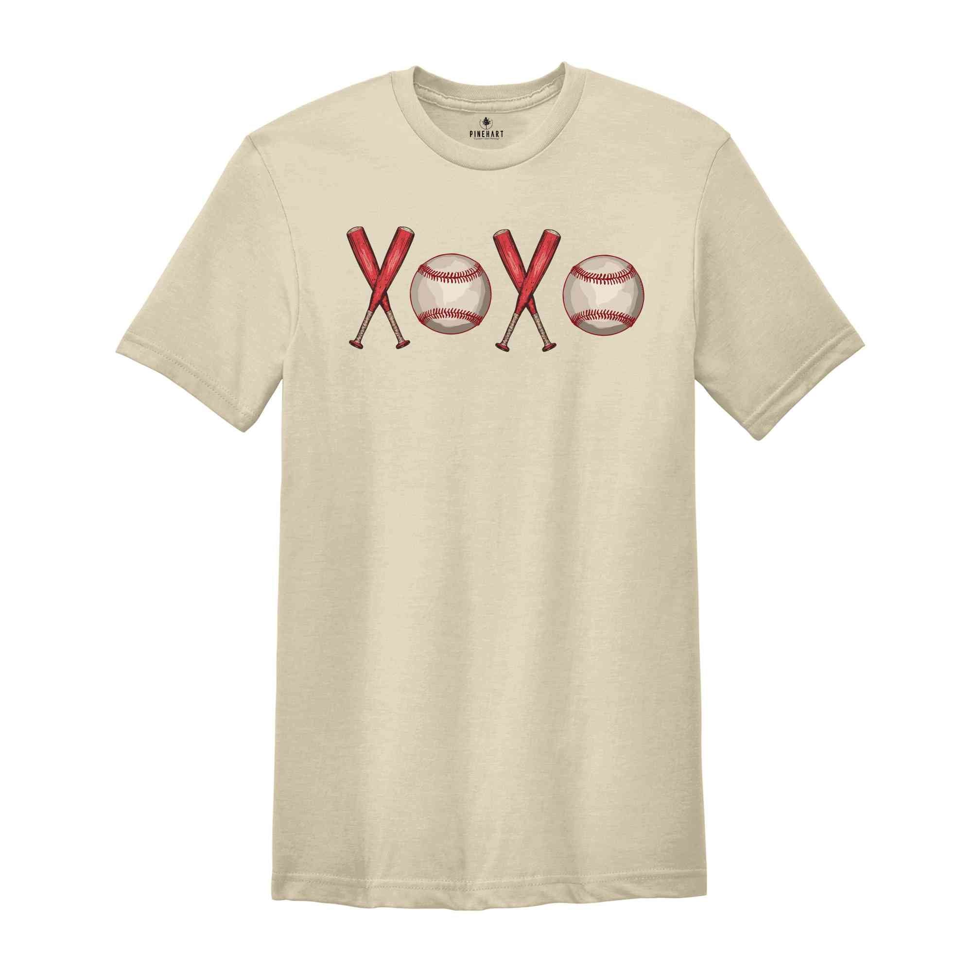 XOXO Baseball Mom Shirt, Cute Baseball Mom, Baseball Team Mom, Baseball Shirt, Gift for Mom, Baseball Mama Shirt