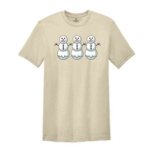 Snowman Shirt, Winter Christmas Shirt, Cute Holiday Shirt, Trendy Christmas Shirt, Fall Season Shirt, Cute Snowman Shirt