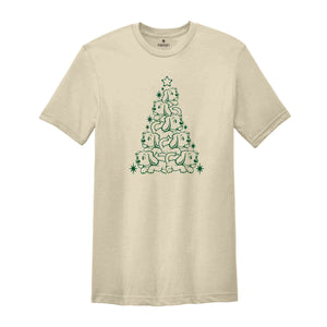 Christmas Tree Shirt, Dog Pine Tree Tee, Christmas Tee, Christmas Gift, Dog Lover Shirt, Dog Tree Shirt, Cute Christmas Shirt, Holiday Shirt