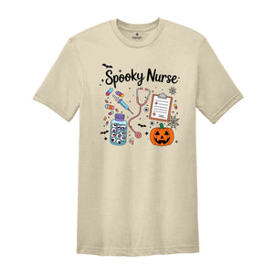 Spooky Nurse Shirt, Halloween Nurse Shirt, Funny Nurse Shirt, Halloween Shirt, Nurse Gift, Nursing Halloween Tee